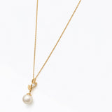 Colar Selene Dourado Pérola 10mm
