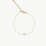 Pulseira Cies Dourado Pérola 5mm