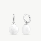 Brincos Wild Pearls Prateados Pérola 12mm