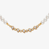 Colar Nova Dourado Pérola 4,5,6mm
