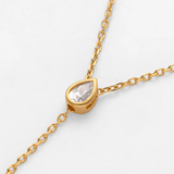 Colar Nova Dourado Pérola 10mm