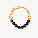 Pulseira Mix&Match Pérola Preta 8mm