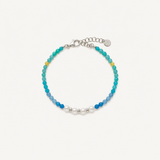 Pulseira Color Pop Azul Pérola 6mm