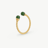 Anel Twist Verde