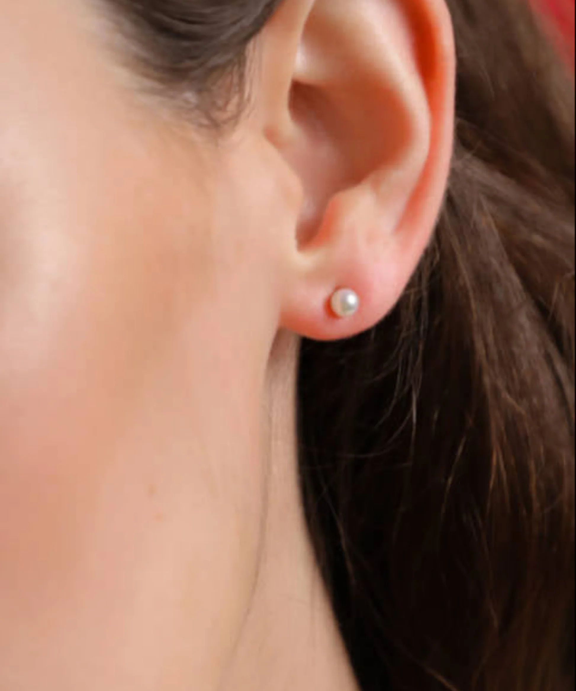 Brincos Lyra Dourados Pérola 4mm